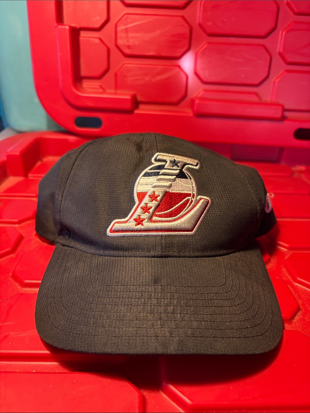 NBA LOS ANGELES LAKERS Ultra Game Hat Cap Black USA Themed LA Logo Snapback